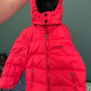 Polo by Ralph Lauren Red Kids Puffer Jacket